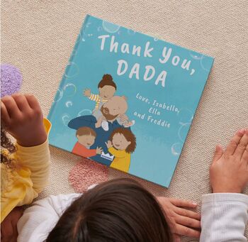 Thank You Daddy! Love You Dad Personalised Book, 2 of 9