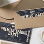 Personalised Premier League Darts Birthday Gift Voucher, thumbnail 7 of 9