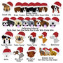 Cute Dog Santa Christmas Sack, thumbnail 8 of 10