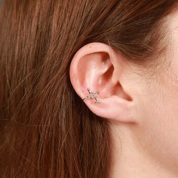 Sterling Silver Constellation Cuff Earring, 3 of 4