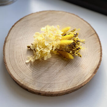 Personalised Mother's Day Yellow Hydrangea Flowers Card, 2 of 3