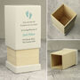 Personalised Baby Boy Memorial Wooden Urn, thumbnail 7 of 7