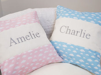 Cloud Name Cushion Baby Pink, 11 of 12