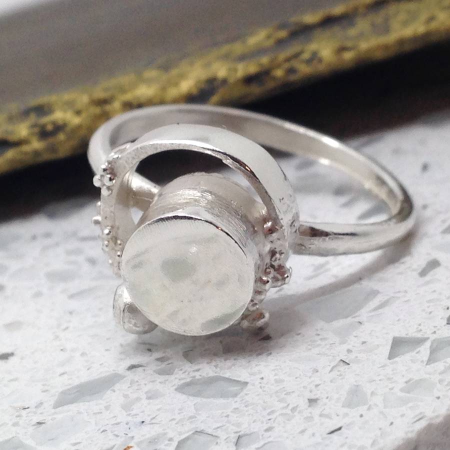 Silver Orbital Ring By Silver Oak Jewellery | notonthehighstreet.com