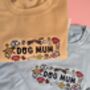 Dog Mum Embroidered Sweatshirt, thumbnail 3 of 5