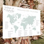 Wedding World Map Destination Table Plan, thumbnail 3 of 8