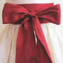 Silk Luxe Sash For Flower Girl Dresses, thumbnail 6 of 10