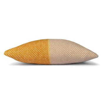 Festivity Wool Cushion Yellow Full Square, 4 of 5