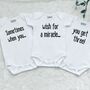 Triplet Baby Gifts | Triplet Baby Announcement Vests, thumbnail 2 of 5