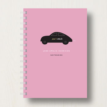 Personalised Car Lover's Journal Or Notebook, 11 of 11