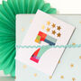 Mini Gold Star Number Seven Card, thumbnail 4 of 5