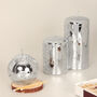 Silver Sparkling Candles By G Decor, thumbnail 1 of 5