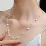 Sterling Silver Mother Of Pearl Two Way Necklace, thumbnail 2 of 11