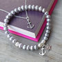 Stay Anchored Freshwater Pearl Bracelet, thumbnail 3 of 9