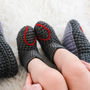 Handmade Baby Booties With Heart Or Snowflake, thumbnail 10 of 12