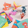 Origami Animals Craft Set Stocking Filler Five+ Years, thumbnail 1 of 4