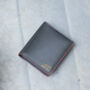 Men's Luxury Black Leather Wallet Card Holder Rfid Safe Personalised, thumbnail 7 of 8