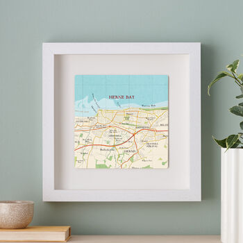 Personalised Herne Bay Map Print Wall Art, 2 of 5