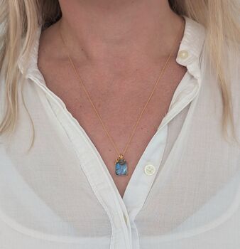 The Trio Labradorite Necklace, 2 of 7