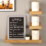 Personalised Oak Floating Ledge Shelf – Handmade Father’s Day Gift For Home Office, thumbnail 6 of 8