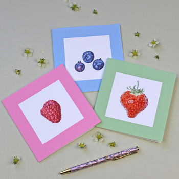 Gift Tags With Strawberry, Raspberry And Blueberries, 6 of 6