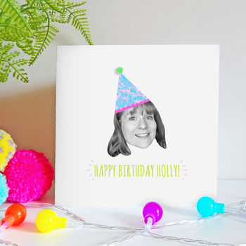 Happy Head Personalised Birthday Card, 2 of 5