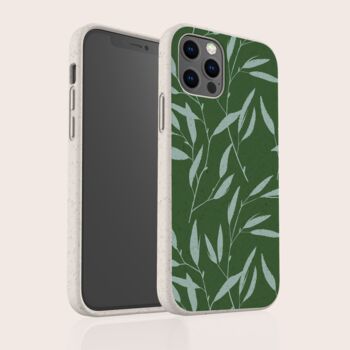 Olive Branches Eco Friendly, Biodegradable Phone Case, 3 of 8