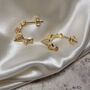 Arabella Spike Hoop Earrings | 14 K Gold Plated, thumbnail 5 of 7