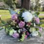 Pinks Hand Tied Bouquet Includes Pink Roses, thumbnail 5 of 10