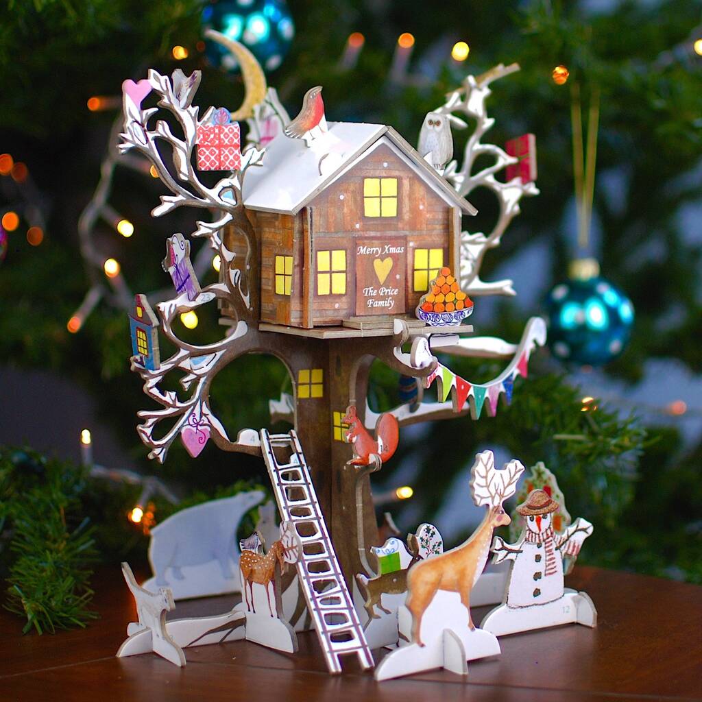 Personalised Treehouse Advent Calendar, 1 of 3