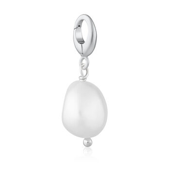 Baroque Pearl Necklace, Silver Or Gold Plated, 4 of 10