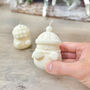 Two Cute Snowman Christmas Candles And Festive Decor, thumbnail 6 of 11