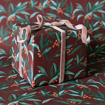 Vintage Berry Christmas Paper, 4 of 11