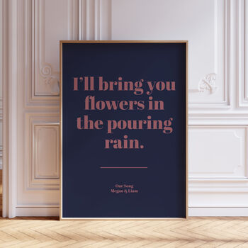 Personalised Lyric Print, 3 of 8