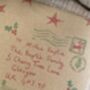 North Pole Special Delivery Name And Address Personalised Fibre Wrapping Paper, thumbnail 5 of 5