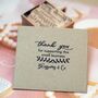 Custom Thank You For Supporting Business Rubber Stamp, thumbnail 1 of 4
