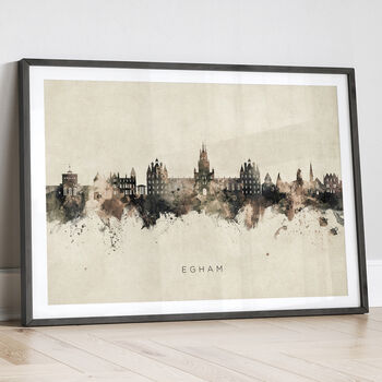 Egham Skyline Cityscape Art Print, 12 of 12