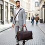 Large Luxury Buffalo Leather Holdall, Travel Bag, thumbnail 2 of 8