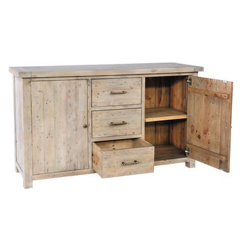 Drift Large Sideboard With Three Drawers, 3 of 4
