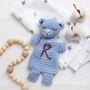 Personalised Teddy Baby Comforter Crochet Kit, thumbnail 1 of 9