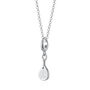 Sterling Silver Padel Racket Charm Necklace, thumbnail 3 of 6