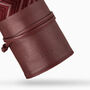 Leather Tech Roll Organiser With Optnl Access., Red, thumbnail 6 of 7