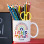 Personalised Shape Little Minds Teacher Mug, thumbnail 5 of 5