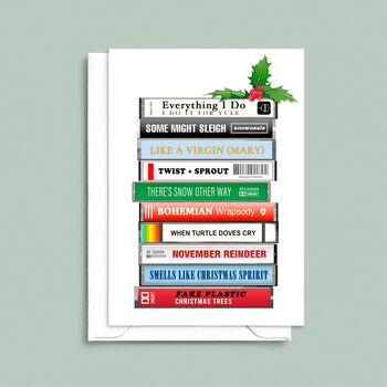 Funny Music Puns Christmas Card, 4 of 4