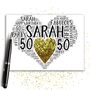 Personalised 40th Birthday Sparkle Card, thumbnail 8 of 10