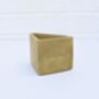 Concrete Mini Vessel Planter Pen Pot Triangular, thumbnail 4 of 10