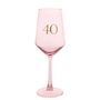 40th Birthday Keepsake Wine Glass, thumbnail 2 of 3