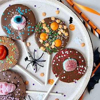 Halloween Milk Chocolate Lollipop Letterbox Set, 4 of 4
