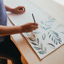 Personalised Botanical Recycled Leather Glasses Case, thumbnail 4 of 5