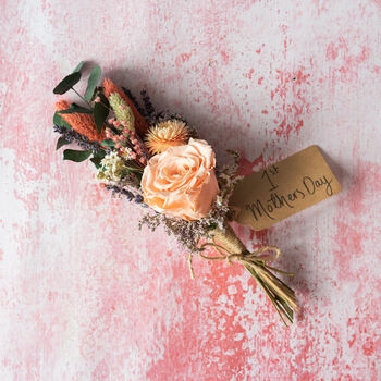 Mothers Day Dried Flower Mini Posy, Everlasting Rose, 2 of 5